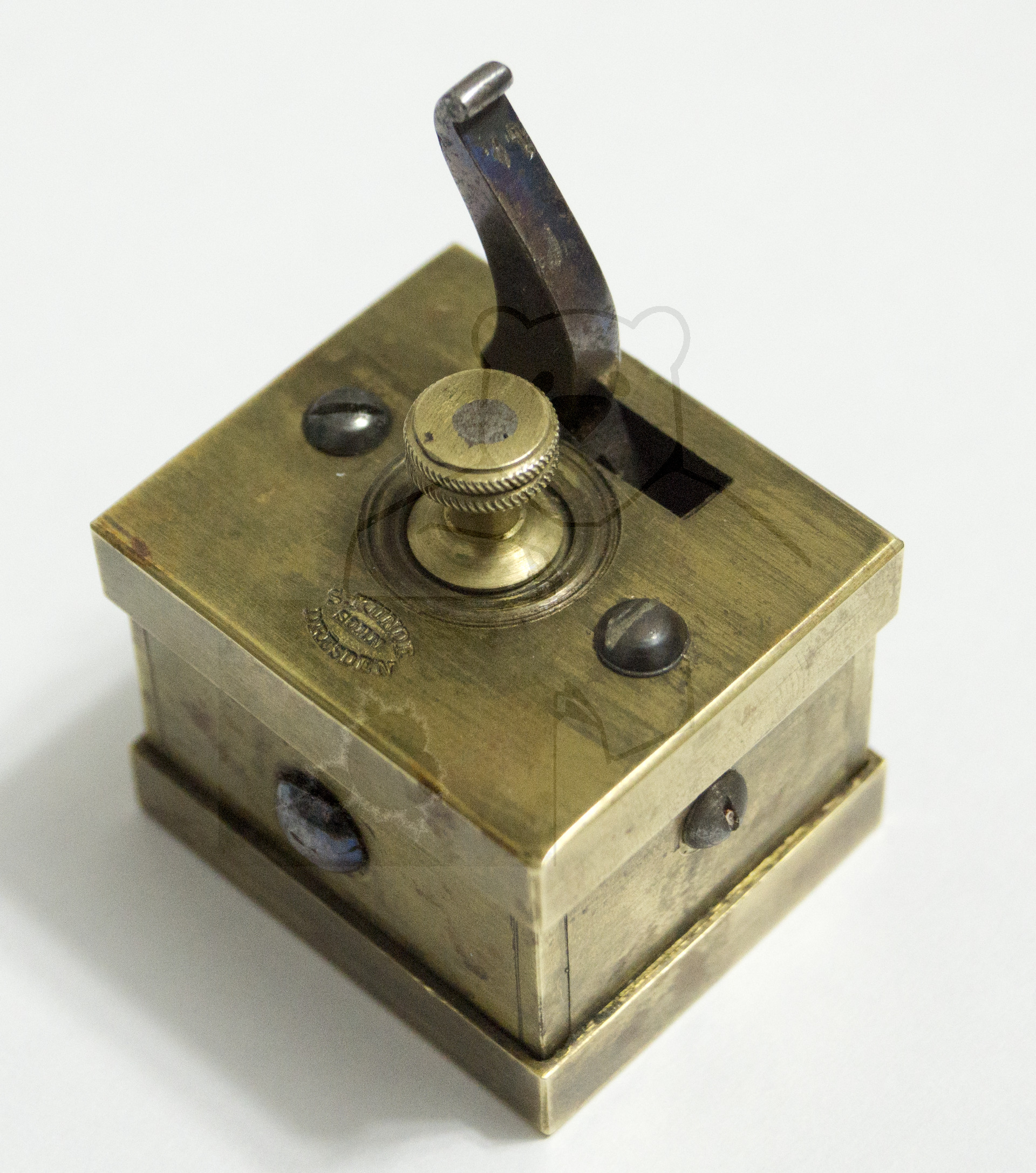 Schröpfschnepper, ca. 1870, Ansicht schräg oben
